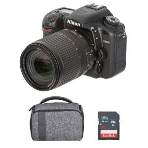 NIKON D7500 reflex 20.9 mpix + objectif KIT AF-S 18-140MM F3.5-5.6G ED VR DX + Sac + SD 16 Go - Neuf