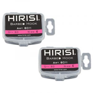 100 Pi&egrave;ces S&eacute;ries Rev&ecirc;tement Crochets Barbel&eacute;s En Acier Inoxydable &Agrave; Haute Teneur En Crochets De P&ecirc;che &Agrave; La Carpe Pack Avec 8011 4 - Neuf