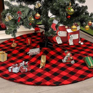 Jupe de sapin de No&euml;l, d&eacute;corations pour la maison et les f&ecirc;tes du Nouvel An - Neuf