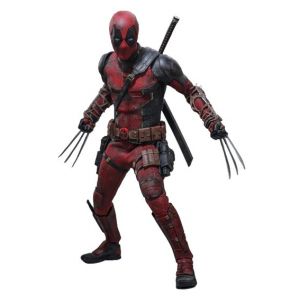 Figurine Hot Toys Mms782 - Marvel Comics - Deadpool & Wolverine - Deadpool Battling Version - Neuf