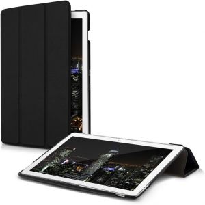 Kal-Étui Compatible Avec Asus Zenpad 10 (Z300) -Étui À Rabat Magnétique Protection Slim Avec Fonction Support -Noir - Neuf