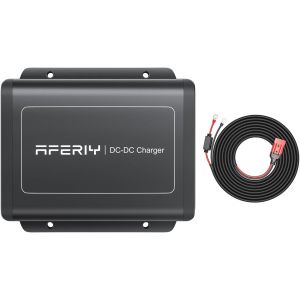 AFERIY Chargeur de Batterie 580W, Chargeur Rapide DC-DC, 6X Plus Rapide, S&eacute;curis&eacute; & Portable pour Station &Eacute;lectrique Portable, Compatible avec 99% G&eacute;n&eacute;rateurs Solaires pour Camping-Car, SUV - Neuf
