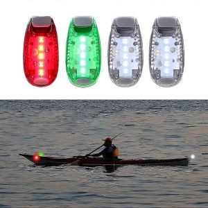 Haute Nuit Visibilit&eacute; S&eacute;curit&eacute; Navigation Lumi&egrave;re Feux De S&eacute;curit&eacute; Pour Bateau Kayak V&eacute;lo Stroller Runners An - Neuf