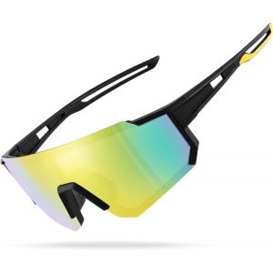 Lunettes De Cyclisme Pour Homme - Lunettes De Soleil Polarisées Pour Femme - Lunettes De Course À Pied - Lunettes De Soleil Enveloppantes - Lunettes De Vtt - Lunettes De Soleil De Ski - Lune[Z3172] - Neuf