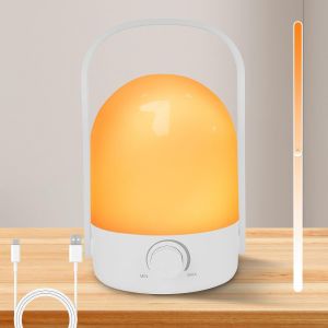 Cmjaagur-Led Lanterne Camping Puissante, Lanterne Camping Rechargeable, Eclairage Portable Lampe Tente, Petite Lampe De Table De Chevet, Pour Camping, Chambre &Agrave; Coucher Lampes De Chambre[M662] - Neuf