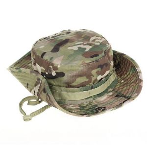Chapeau De Brousse &Agrave; Larges Bords, Chapeau Bob Camouflage Pour Hommes Et Femmes, Id&eacute;al Pour Les Safaris, Les Activit&eacute;s Militaires Et La Plage. - Neuf