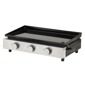 Plancha au gaz MÉRIDA 3 brûleurs 6 kW - Neuf