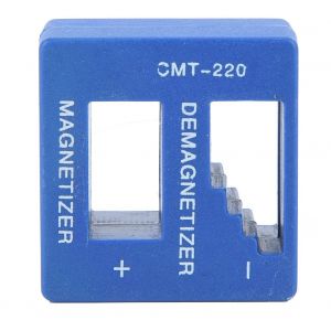 Outil de magnetisation et de demagnetisation rapide 2 en 1 magnetique pour tournevis (bleu) - Neuf