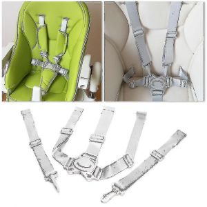 Baby Universal 5 Point Ceinture De S&eacute;curit&eacute; Chaise Haute Ceinture De S&eacute;curit&eacute; Ceinture De S&eacute;curit&eacute; Pour Poussette Poussette Enfant Poussette - Neuf