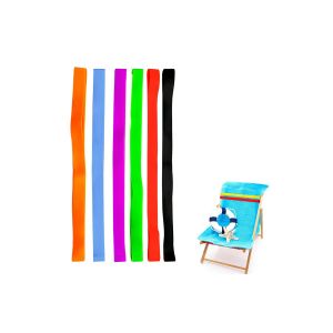 Pinces &Agrave; Serviette De Plage - Sangles En Silicone Coupe-Vent Pour Serviettes Et Autres Accessoires - Lot De 6 - Neuf
