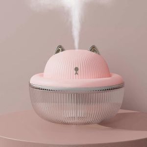 Mini humidificateur,humidificateur portable avec 7 lumières colorées,petit humidificateur 300ml - Neuf