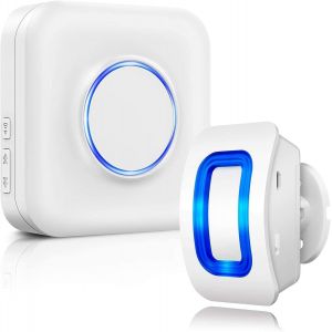 BHHBB-PIR Détecteur de Mouvement Alarme Wireless Système d'Alarme de Sécurité 110 DB Capteur de Mouvement Infrarouge Anti-vol à l'intérieur 150 M Sonnette sans Fil pour Maison, Camping-Car, Garage, M - Neuf