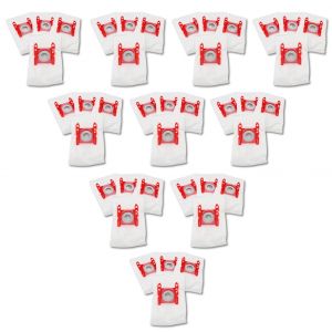 SOS Accessoire Lot de 10 boîtes de 4 sacs type G 270 x 60 mm pour Aspirateur Bosch BBZ41FGALL 00576334,17000948 Aspirateur (00576334,17000940 BOSCH SIEMENS UFESA GIRMI ENTRONIC) - Neuf