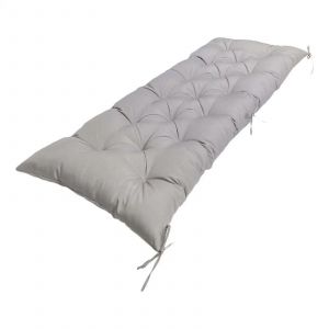 Coussin Pour Chaise Longue De Jardin (Gris Clair) - Neuf