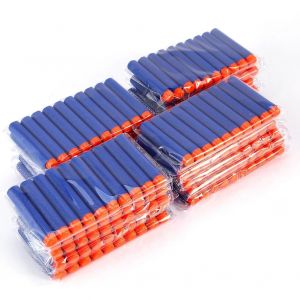 100/500 Gun Soft Recharge Balles Fl&eacute;chettes T&ecirc;te Ronde Blasters Pour Enfants Jouet - Neuf