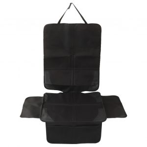 Housse De Protection Pour Siege Auto Pour Bebe Avec Poche De Rangement En Filet, Resistante A L'usure, Noire - Neuf