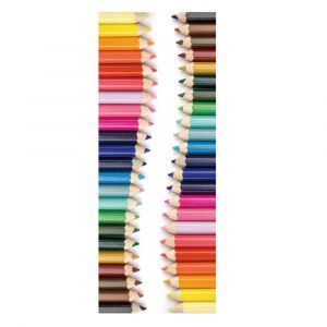 Hjlian Lot De 2 Autocollants De Porte Amovibles En Pvc Style Crayon 3d Pour Decoration Interieure - Neuf
