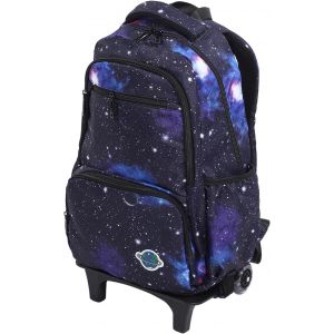 CHECARZHN--NO1-Sac À Dos Étanche Avec Double Poignée Et Roulettes, Barre En Métal En Alliage D'Aluminium, Multicouche, Respirant, Avec Roulettes Et Grand, Default, Rucksack - Neuf