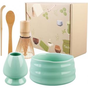 KALANKA-Service A Thé Matcha,5 Pièces Ensemble De Fouets A Matcha,Ensemble A Thé Matcha,Kit De Cérémonie A Matcha Pour La Préparation Traditionnelle Du Thé Matcha - Neuf