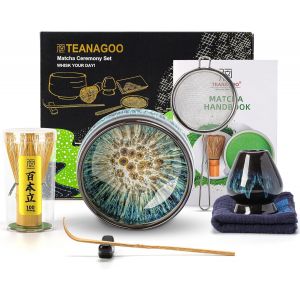 Set De C&eacute;r&eacute;monie Du Th&eacute; Matcha 7 Pi&egrave;ces Complet - Neuf