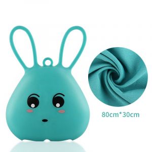 Portable de serviette de sport, a sechage rapide et absorbant, fait de l'ultra-fines fibres, ideal pour le sport et la transpiration, avec le vert de la protection. - Neuf