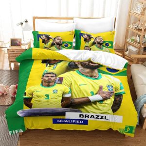 Qatar Housse De Couette De La Coupe Du Monde Brazil | Housse De Couette Souvenir De C&iquest;&iquest;L&iquest;&iquest;Bration | &iquest;&iquest;Quipes De Pays Pour La Coupe Du Monde King&pound;&iquest;Xcm&pound;&copy; - Neuf