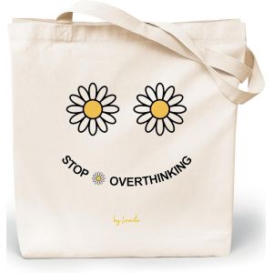 KALANKA-Tote Bag Femme - Sac Cabas Femme Original - Tote Bag Coton 100% Grand 35 x 42 x 8 cm - Sac Fourre Tout en Toile - Neuf