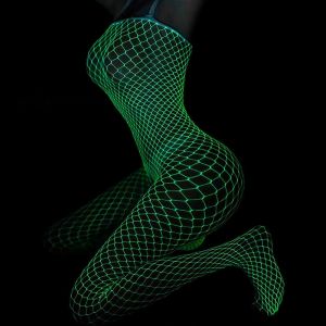 Collants Résille Bas Résille Lumineux Bas Résille Lumineux Chaussettes Résille Glow Collants Collants Résille Blancs Pour Femmes Collants - Neuf