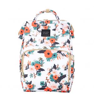 Sac a dos multifonction impermeable a imprime dessin anime pour maman, organiseur de couches pour bebe (n¡ã 4) - Neuf