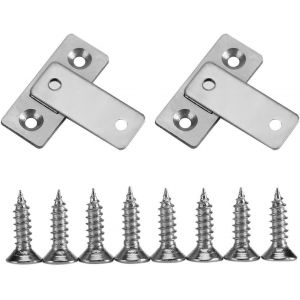 Cabinet butée de Porte Magnétique Ultra-Mince Durable Puissant Kit avec Vis de l'Aimant Loquet pour les Portes d'Armoire Tiroirs de Meubles set de 2 - Neuf