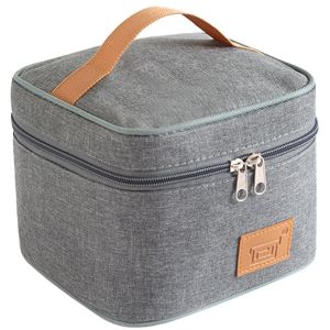 Sac &agrave; lunch isotherme &eacute;l&eacute;gant pour hommes et femmes - Portable, &eacute;tanche, design mignon, parfait pour le travail et les pique-niques - Neuf