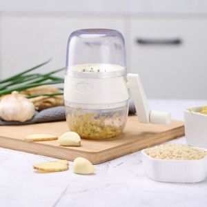 Broyeur Manuel Multifonctionnel Pour Noix,Broyeur De Fruits Secs,Broyeur De Cacahuètes,Dispositif De Broyage,Hachoir,Outils De Cuisine - Type White - Neuf