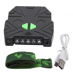 Lampe Frontale A Led Avec Chargeur Usb Pour Casquette D'exterieur, Ideale Pour La Peche De Nuit Ou Le Camping - Neuf