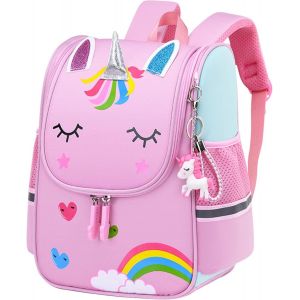 Sac à Dos pour Enfant,Garcon Sac école Fille Cartable pour Quotidien et Voyage Sac a Dos Fille Primaire Sac a Dos College Fille 3-6 Ans - Neuf