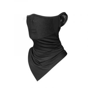 Cache Cou Cagoule Respirante Pour Le Sport Et L'extérieur, Écharpe De Moto Masque De Ski Masque De Course Balaclava Protège-Dents Vélo Bandana Tube Tissu Hommes Et Femmes Noir¿ - Neuf