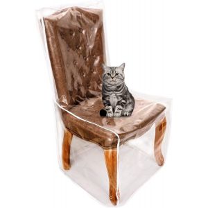Housse De Chaise, Protection De Chaise De Salle &Agrave; Manger En Plastique, Housses Transparentes En Plastique Pour Chaises De Salon, Housse De Protection Contre La Poussi&egrave;re - Neuf