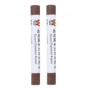 2pcs Meubles Peinture Sol R&eacute;paration Crayon Rayure Patch Peinture Stylo Bois Composite R&eacute;paration Mat&eacute;riau Vert Olive P&acirc;le - Neuf