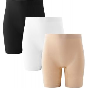 Slep-Shorty Femme Sous Jupe Douce Legging Court Sans Couture Boxer Short Sécurité Lot De 3 - Neuf