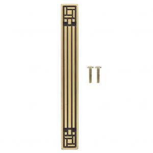 Poignee de porte simple de style chinois, en laiton, pour armoire, tiroir, armoire, accessoires de meubles, 138 mm - Neuf