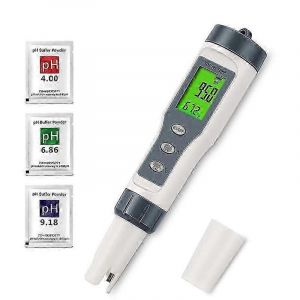 Ph-Mètre Numérique 3 En 1 Pour L'eau,Tds/Ph/Temp Mètre,Testeur D'eau Pour L'eau Potable,Piscine,Hydroponie - Neuf