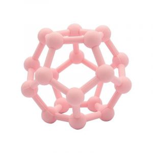 Jouet De Dentition Sensoriel Pour B&eacute;b&eacute; De 0 &Agrave; 12 Mois, Pour B&eacute;b&eacute;s Et Tout-Petits De 0 &Agrave; 12 Mois, &Agrave; Saisir Et &Agrave; M&acirc;cher, Boules De Dentition En Silicone Souple, Cadeaux Pour Nouveau-N&eacute; &Agrave; Partir De 0 Mois, Rose Bpa - Neuf