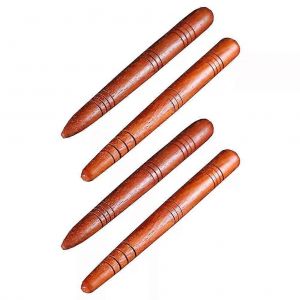 4 Pcs Stylo D'acupression B&acirc;ton Conique Outil De R&eacute;flexologie B&acirc;ton De Massage B&acirc;ton D'auto-Massage Barre D'acupression Corps Relaxation Pied Main - Neuf