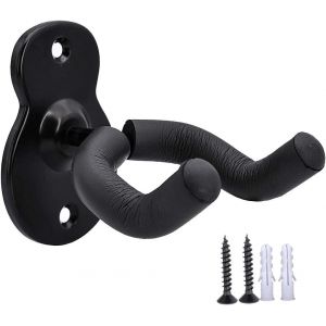 Guitare Mural Crochet Acoustique Guitare Basse Électrique Mural Crochet De Cintre En Métal Noir Titulaire Cintre Pour Toutes Les Guitares - Neuf