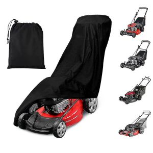 Housse de tondeuse &agrave; gazon - Housse de tondeuse &agrave; gazon robuste en polyester Oxford 420D, imperm&eacute;able, ind&eacute;chirable, protection UV et anti-poussi&egrave;re pour une protection ext&eacute;rieure optimale. Taille universelle. - Neuf