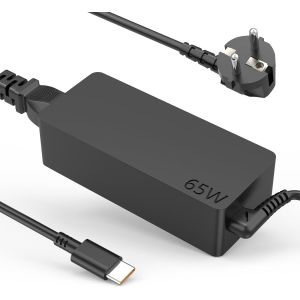 acdsgd-65W Chargeur Ordinateur USB C pour Lenovo ThinkPad X1 Carbon X13 X12 X9, T16 T14s T14, P14s, E16 E14, L16 L15 L14 L13, IdeaPad Slim 5X 5i 3i 3X 3, Yoga Book 9i Slim 7i 7X 7, ThinkBook Plus 16 14 GEN - Neuf
