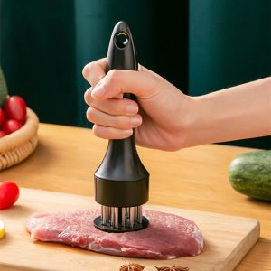 Outil De Marteau Noir En Acier, Aiguille Tranchante, Outils De Cuisine, Idéal Pour Les Tendres/Barbecues/Marinades/Porc/Agneau/Steak, Accessoire De Rangement De Cuisine - Neuf