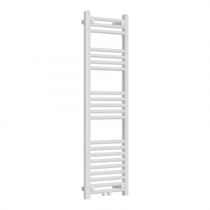 Radiateur s&egrave;che-serviettes chauffage salle de bain acier 120 x 40 cm blanc Helloshop26 03_0010413 - Neuf