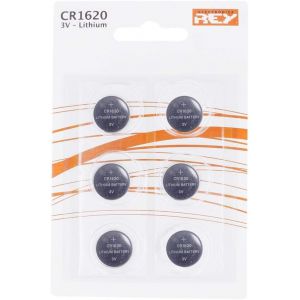 Lot de 6 Piles CR1620 3V,Pile Bouton au Lithium Alcaline - Neuf