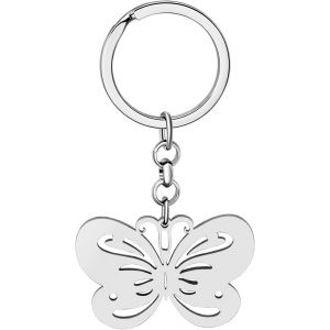 Kal-Porte-Clés Papillon En Acier Inoxydable Pendentif Porte-Clés Papillon Cadeaux Pour Femme Filles Chaîne De Clés Porte-Monnaie De Voiture Charms - Neuf