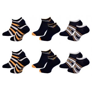 Chaussettes Homme No Publik Qualit&eacute; Et Confort-Assortiment Mod&egrave;les Photos Selon Arrivages- Pack De 6 Paires Sneakers No Publik 28811 - Neuf